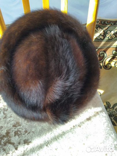 Шапка норковая женская