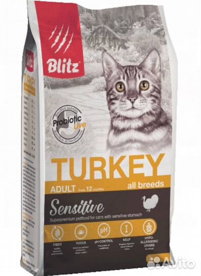 Корм для кошек Blitz