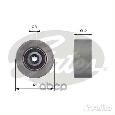 Ролик обводной ремня грм T42151 Gates