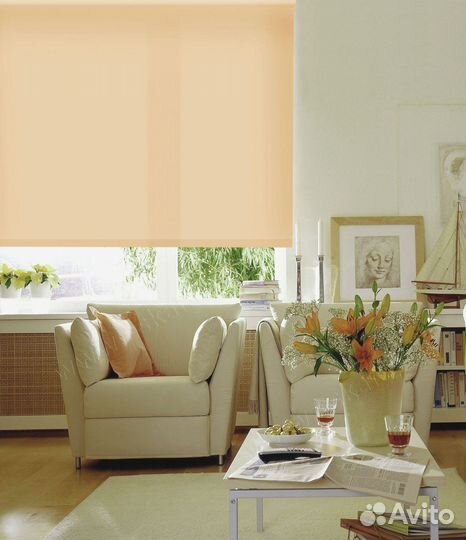 Рулонные кассетные шторы блэкаут