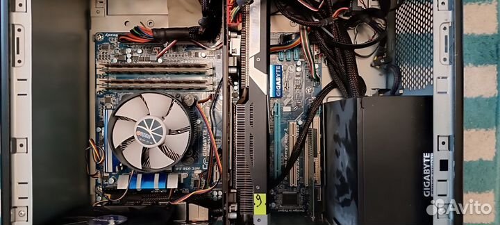 Материнская плата 1156 с процессором