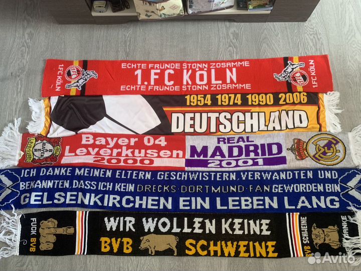 Шарфы футбольных клубов