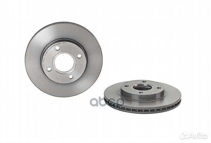 Диск тормозной UV Coated перед 09780611 Brembo