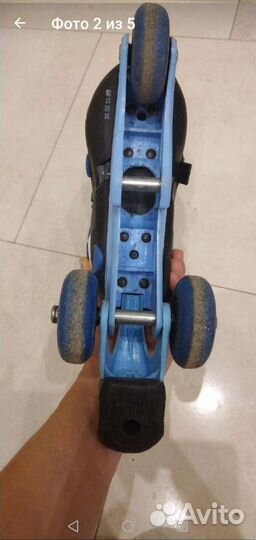 Ролики трехколесные раздвижные р. 30-33