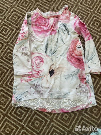 Платье для девочки с длинным рукавом