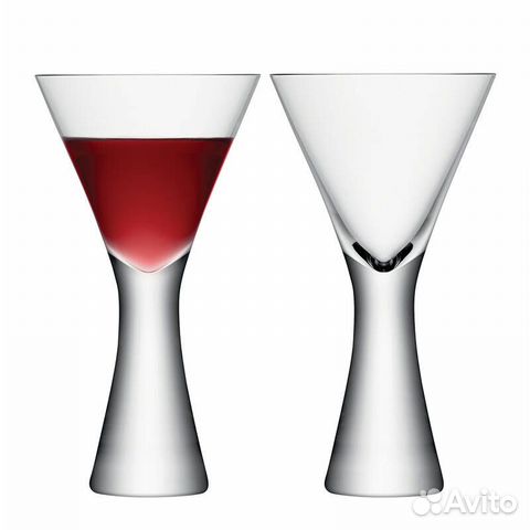 Набор из 2 бокалов для вина LSA International Moya 395 мл прозрачный