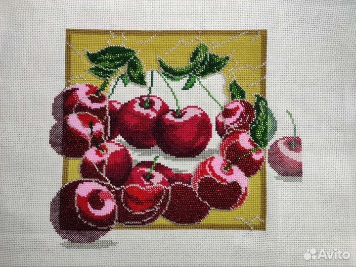 Вышитые картины крестиком и бисером на кухню