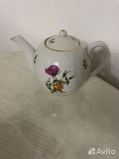 Винтажный чайник фарфор СССР