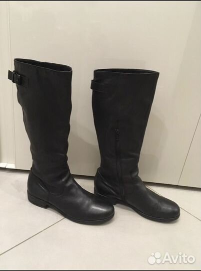 Сапоги женские кожаные 38,5 vic matie