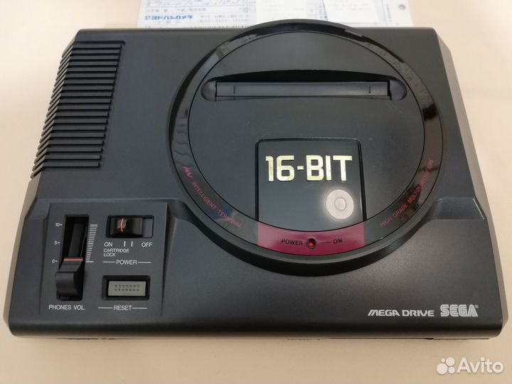 Sega Mega Drive 1988г + Чек Оригинал из Японии