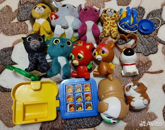 Игрушки macdonalds, burger king