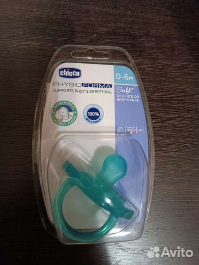 Пустышка chicco новая