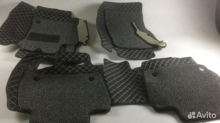 3D Коврики Toyota Салон Багажник из Экокожи