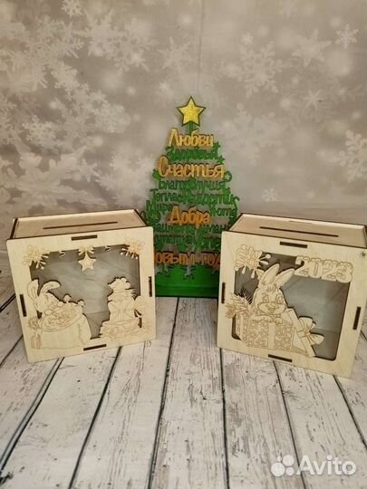 Копилка деревянная