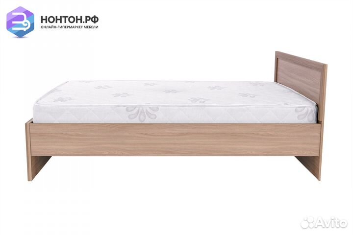 Кровать Классика 0.9 м шимо светлый