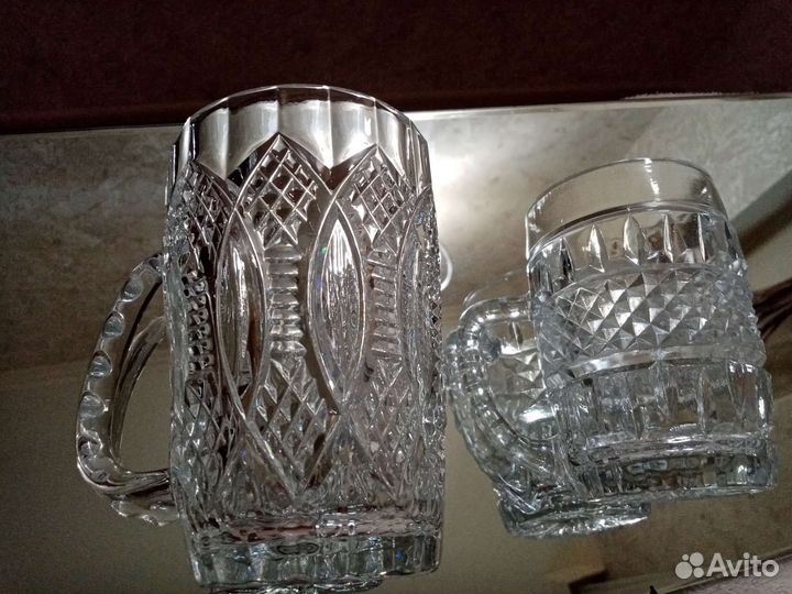 Хрустальные кружки для пива СССР