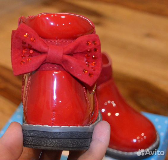 Ботинки осенние для девочки 23 размер