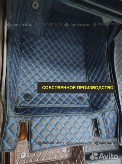 3Д 3D коврики из экокожи шьем сами