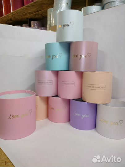 Шляпные коробки для цветов