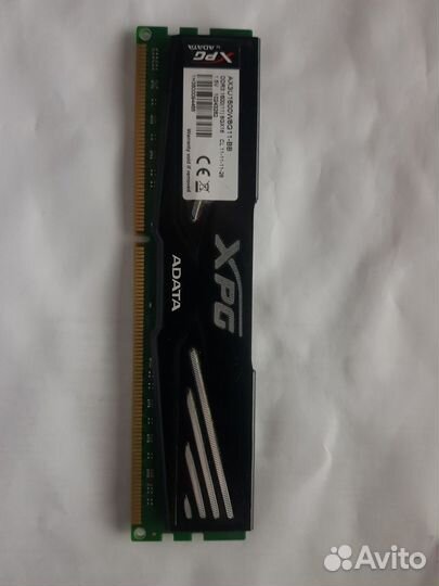 Оперативная память ddr3 8 gb A data XPG