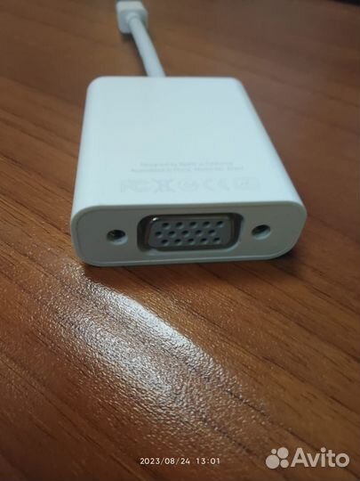 Адаптер Apple A1307 Mini DisplayPort–VGA