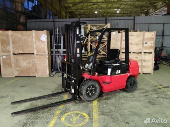 Дизельный, вилочный погрузчик 2.5т, 4.8м