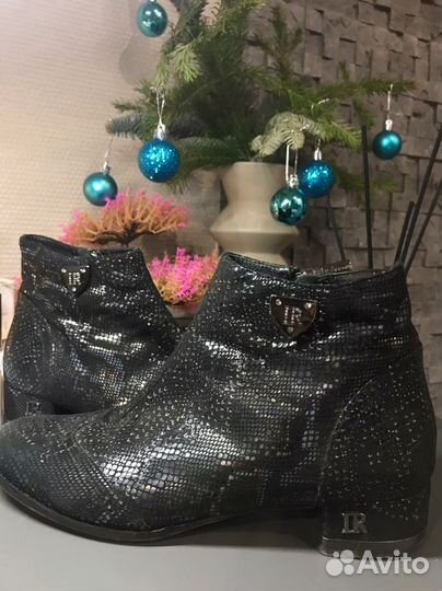 Ботильоны натуральная кожа 40 Renzoni Италия