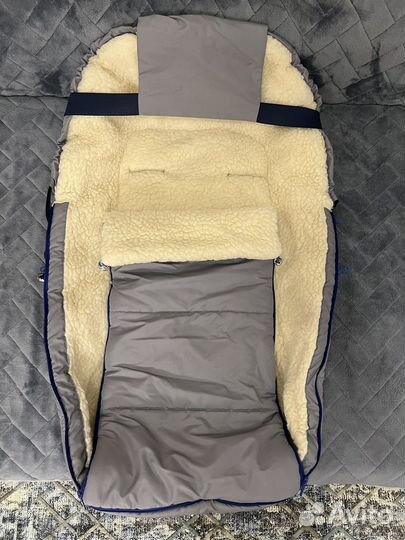 Конверт в коляску на овчине