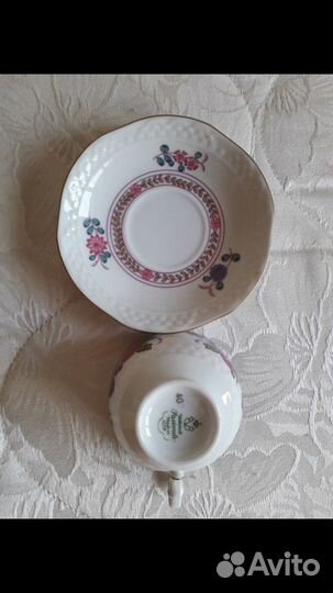 Кофейный сервиз Volkstedt Pastorale гдр 1970 год