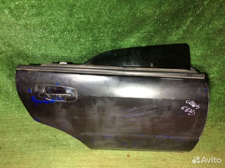 Дверь задняя правая subaru Impreza GG G11 Синяя вт
