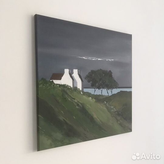 Пейзаж на холсте 50х50