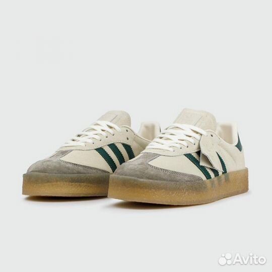 Кроссовки Adidas Samba x Clarks Fieg Grey Green