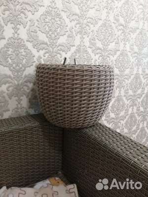 Кашпо садовое, подвесное, для цветов