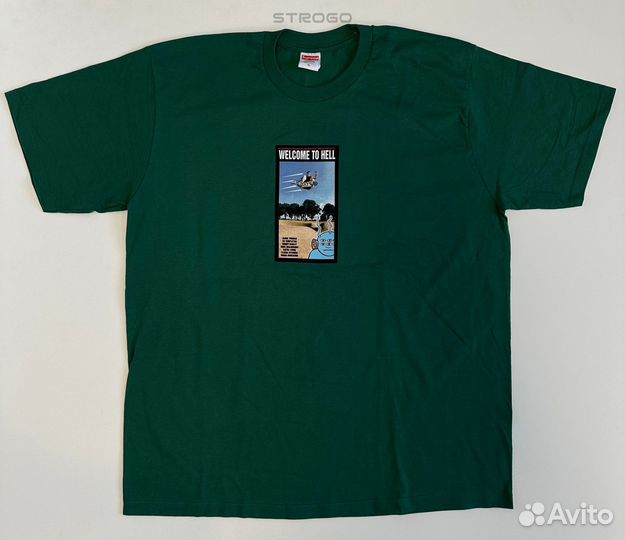 Футболка Supreme Toy machine Welcome To Hell