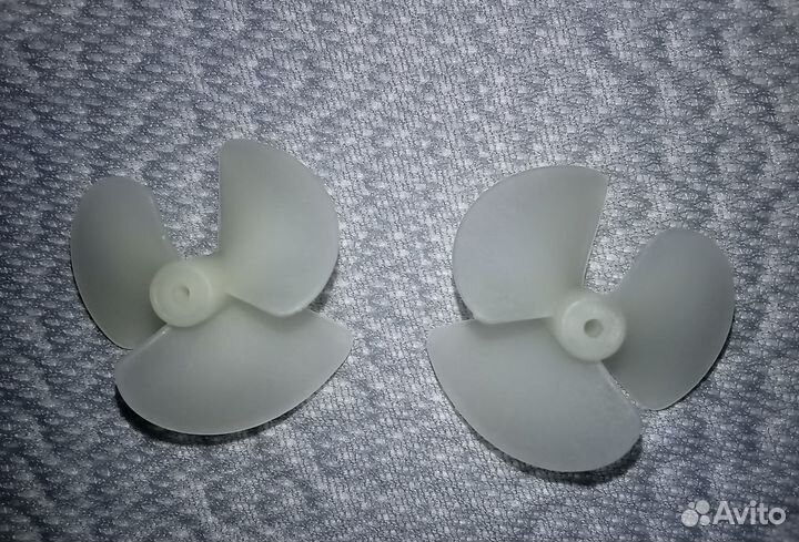 Новые винты трехлопастные на кораблик 36 мм (пара)