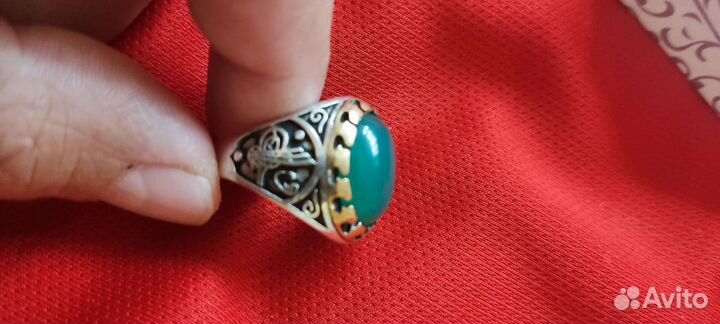 Серебряное кольцо мужское