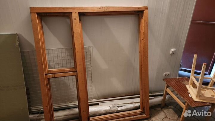 Деревянная оконная рама бу