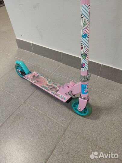 Самокат детский двухколесный для девочки