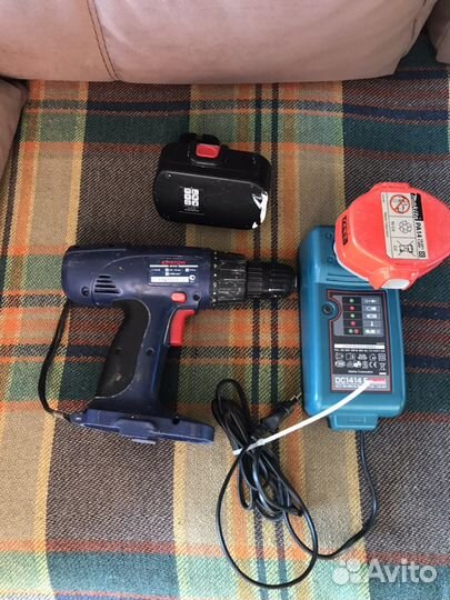 Аккумулятор, зарядное устройство и шуруповёрт