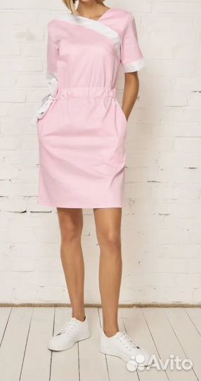 Медицинский халат платье