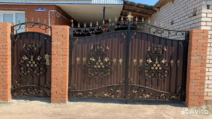 Ворота кованые
