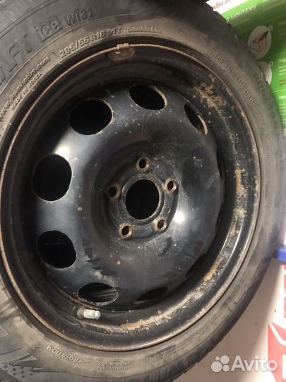 Колеса r16 205 55 зимние Kumho