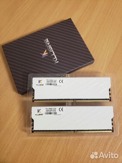 Новая Kllisre ddr4 32gb 3200