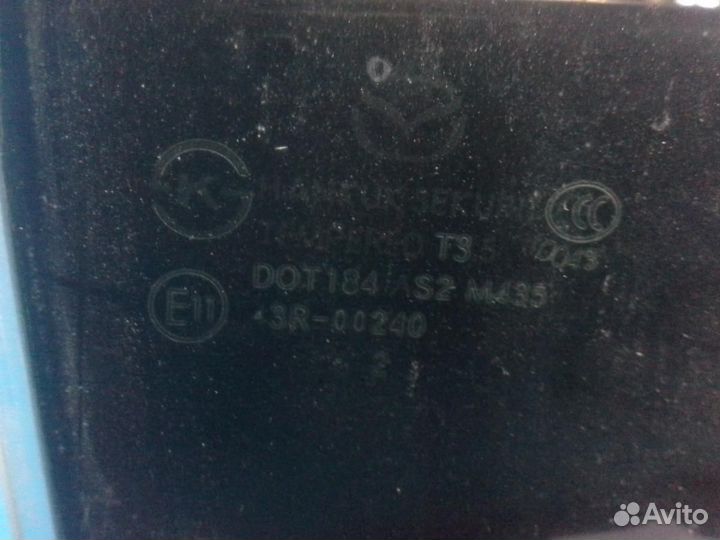 Стекло двери задней правой Mazda Mazda 3 (BL) 2009