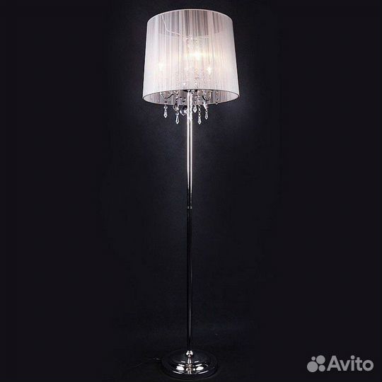 Торшер Торшер Eurosvet Allata хром/белый т