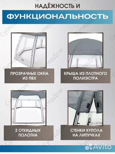 Павильон, тент, купол, шатёр для басейна