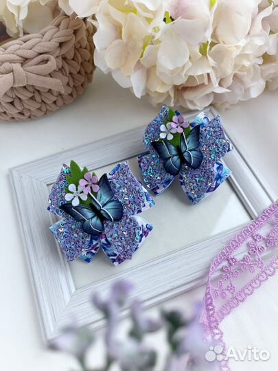 Бантики для модниц ручной работы