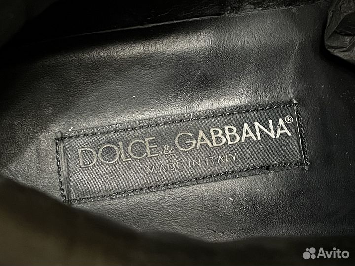 Дорогие ботинки Dolce & Gabbana оригинал