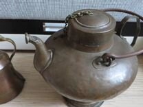 Огромный Антикварный медный чайник 19 век