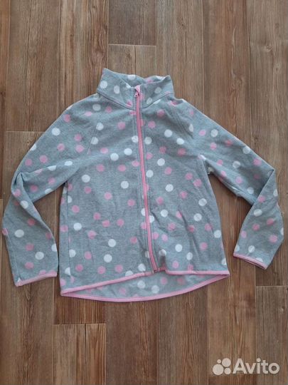 Флисовый толстовка H&M рост 134/140